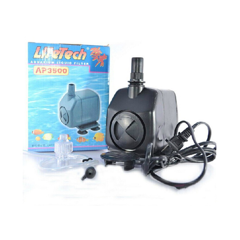 Máy bơm hòn non bộ - bơm bể cá cảnh - bơm bể cá lifetech 3500