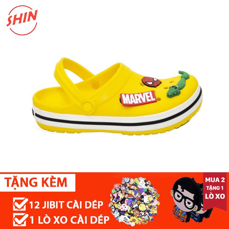 Dép Cross Màu Vàng Đế Bánh Mì💖💖Dép Cross Bít Đầu Hotrend Ban03