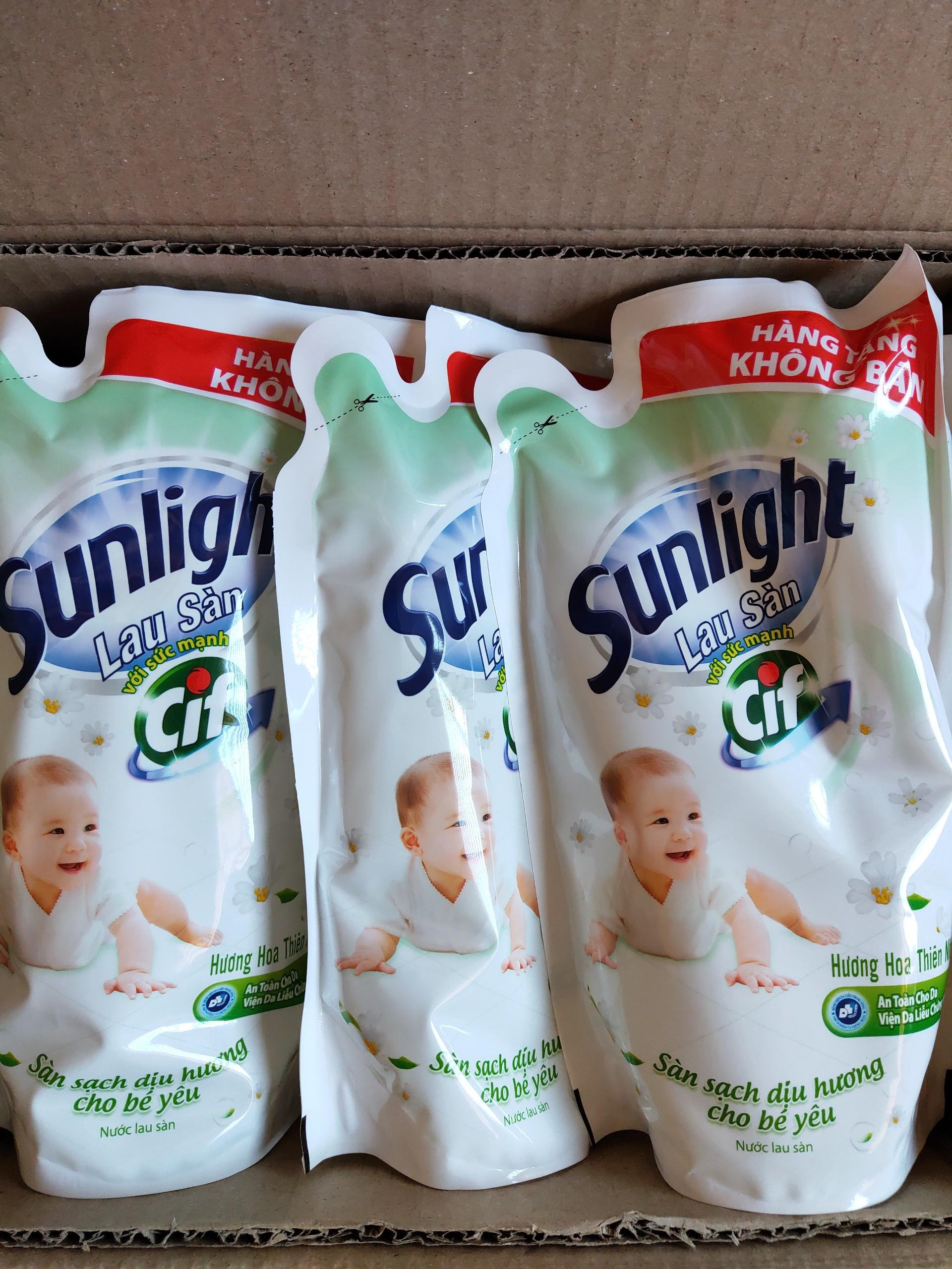 Combo 3 túi Nước Lau Sàn Sunlight