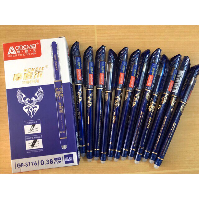 Bút gel xóa được loại mực đều, viết êm - vpp trí tuệ
