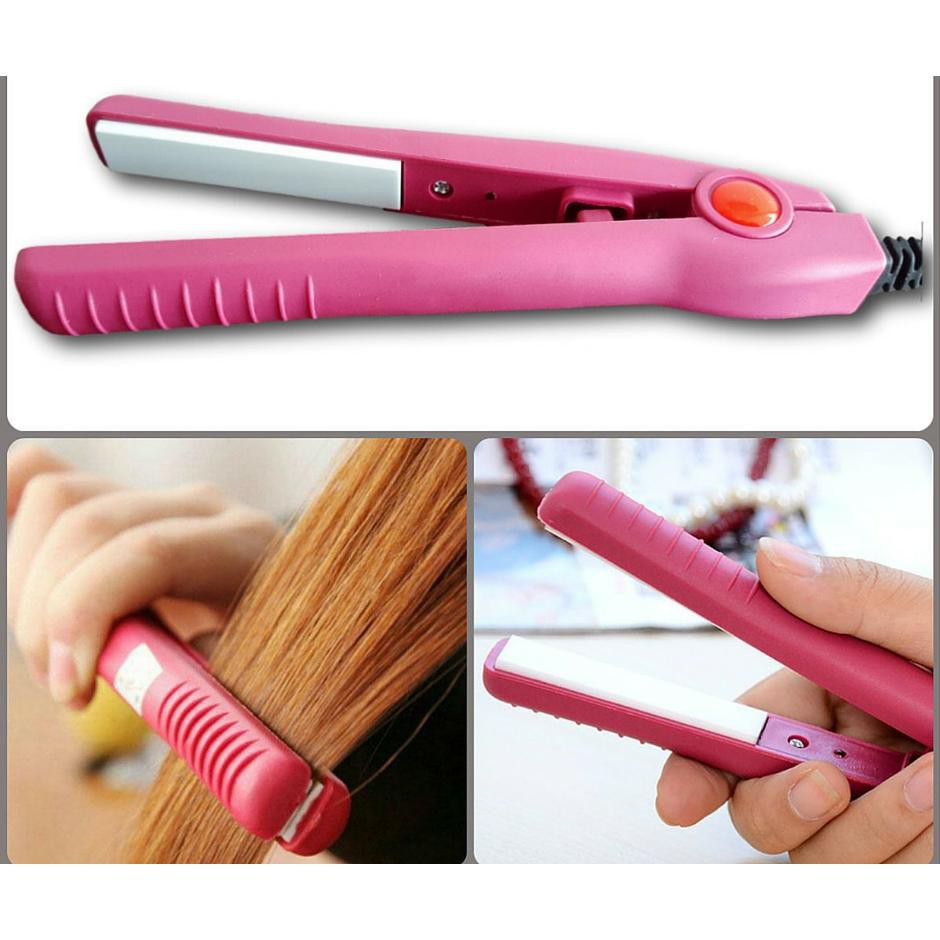 [HCM]Máy ép duỗi uốn tóc mini tiện lợi cầm tay dễ dàng tạo kiểu - máy là tóc mini