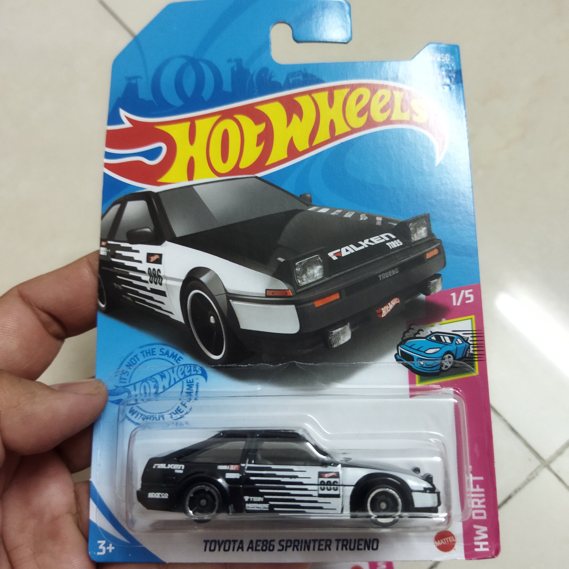 Xe mô hình chính hãng hotwheels - toyota ae86 sprinter trueno