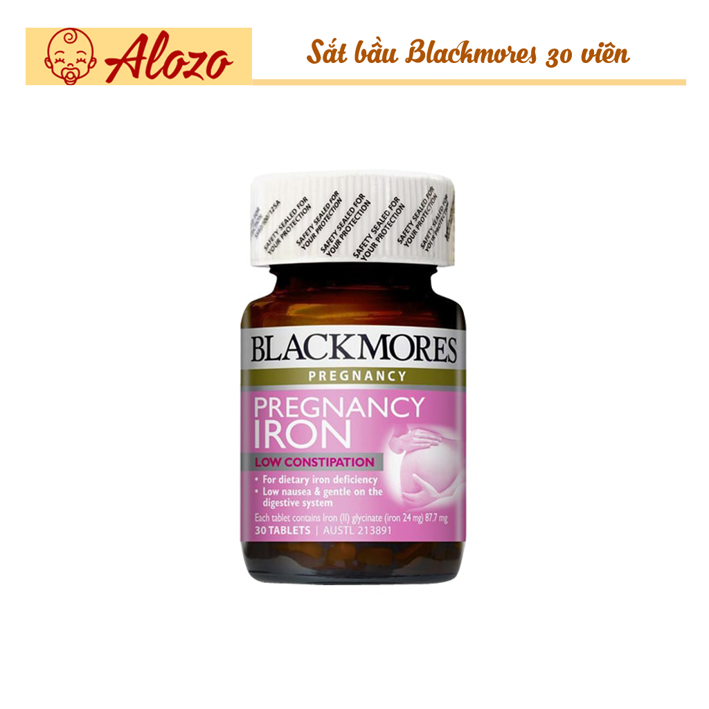 Viên sắt cho bà bầu Blackmores Pregnancy Iron của Úc