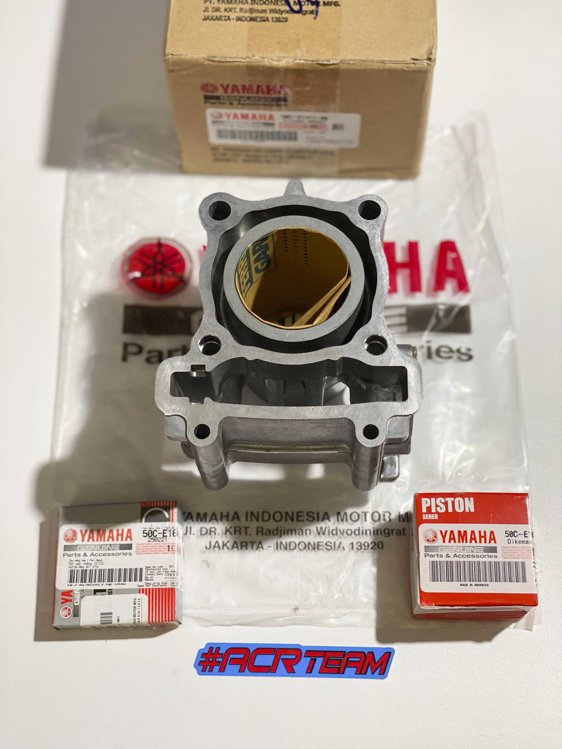 Full bộ lòng trái bạc zin - exciter 135 - chính hãng