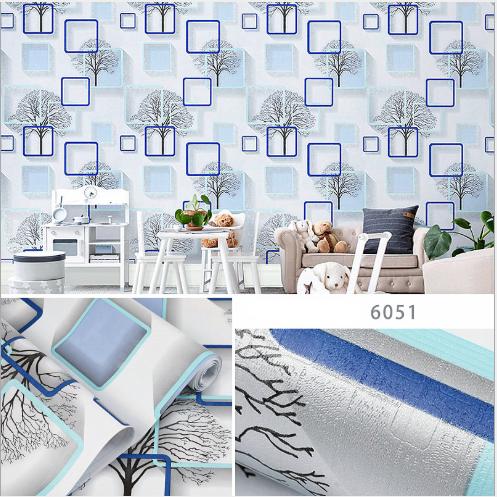 Decal dán tường - giấy dán tường 3d có sẵn keo chống nước khổ 10m x 0.45m gdt_6051