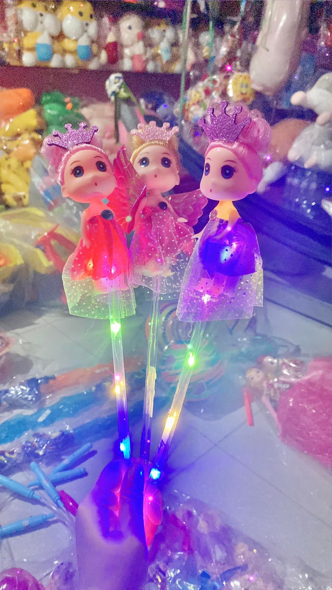 Gậy phát sáng búp bê chibi