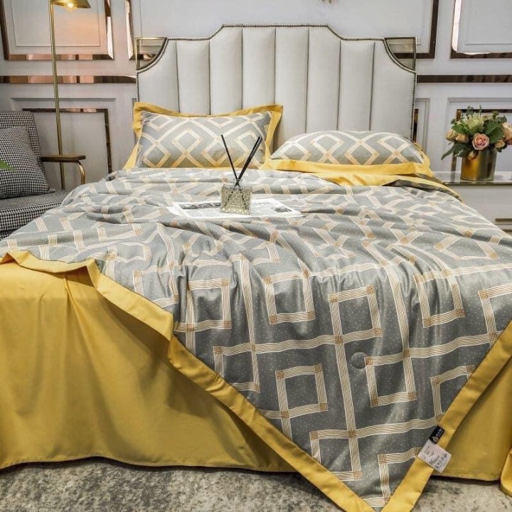 Chăn / Mền Lụa Thái Cao Cấp (2 x 2,3m) Siêu Bền - Đẹp - Mát Lạnh : Nhiều Mẫu & Họa Tiết - Khách Chat Để Lựa Màu Như Ý