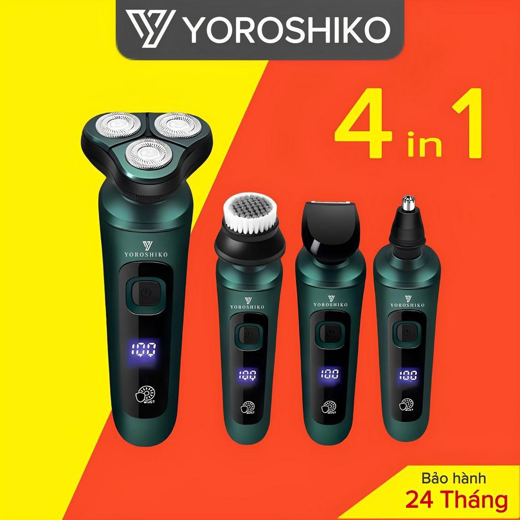 Máy cạo râu đa năng 4in1 hàng kháng nước IP X7 Yoroshiko