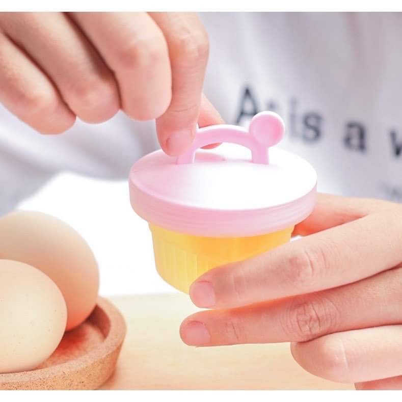 Khuôn set hấp trứng, hấp bánh, làm bánh, pudding,flan chống dính có nắp ( tách lẻ sét + tặng phết bơ dầu)