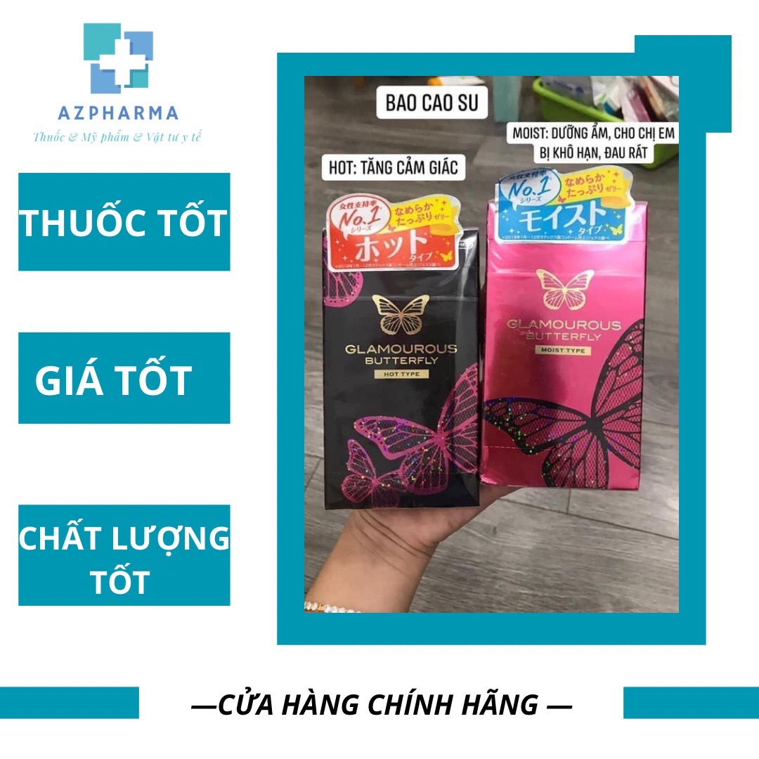 Bao Cao Su Glamourous Butterfly Nội Địa Nhật-hộp 12 cái