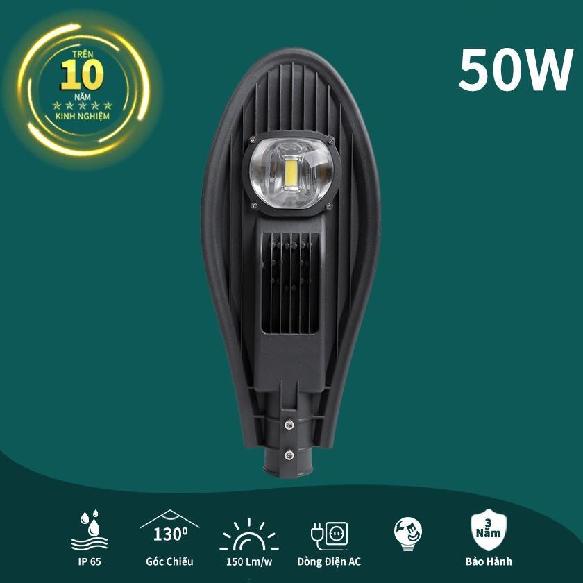 Đèn đường led 50w 1 mắt led chip briglux usa