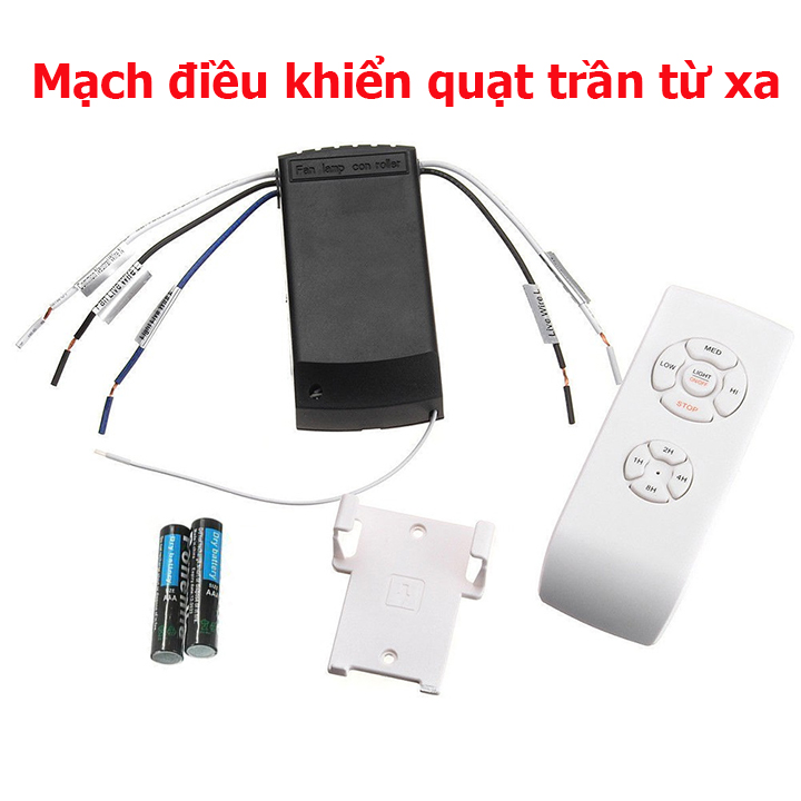 Bộ mạch điều khiển quạt trần từ xa gồm remote + mạch bo mạch điều khiển quạt trần công tắc điều khiển từ xa quạt trần mạch điều khiển quạt bộ điều khiển quạt trần từ xa