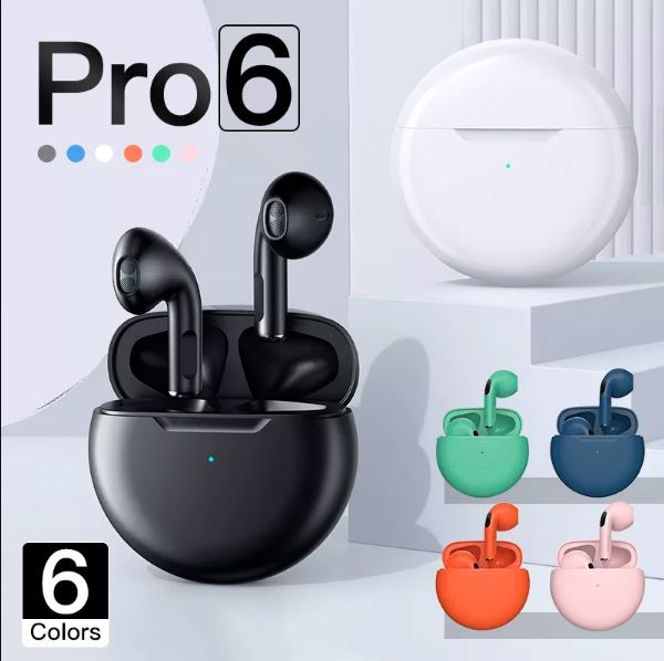 Tai nghe bluetooth không dây BL thế hệ 6 TWS 5.0, thiết kế nhỏ gọn, chất lượng âm thanh nổi HIFI, chức năng giảm tạp âm - Tai nghe bluetooth mini, Tai nghe Không Dây