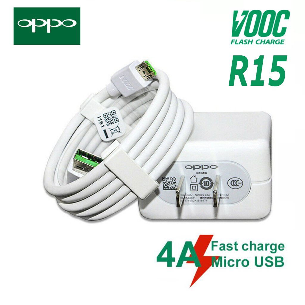 Bộ Sạc Nhanh OPPO VOOC 3.0 - F11/F11 Pro/Realme - Cáp Micro - USB 7 PIN - Dài 1M