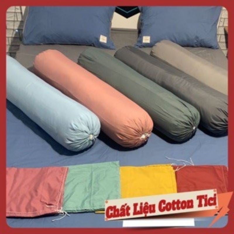 Vỏ gối ôm cotton tici