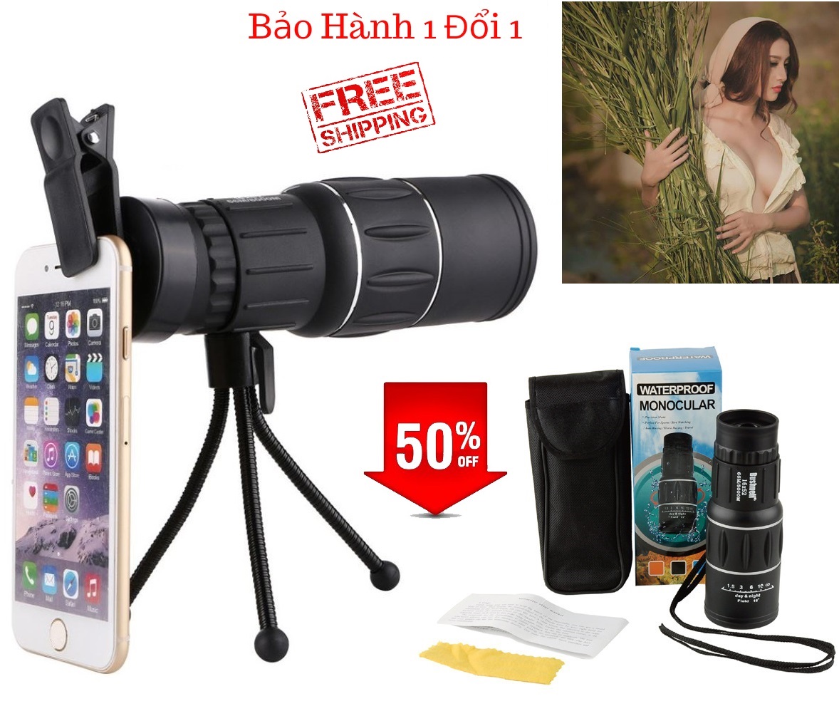 [HCM][ Chính Hãng ] Ống Nhòm  Ong Nhom Gia Re Ống Nhòm Bushnell 1 Mắt Monocular Nhìn Xa Siêu Nét Hàng Cao Cấp Nhỏ Gọn Tiện Dụng