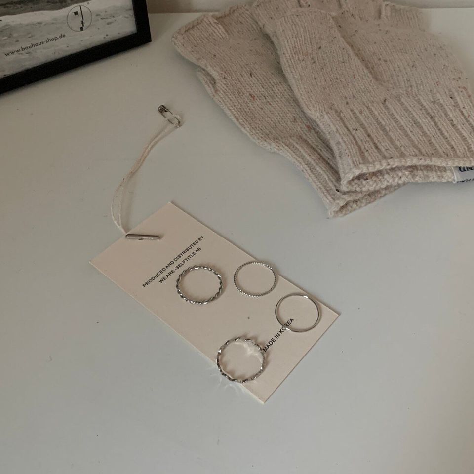 Nhẫn 4set ring Hàn Quốc Korea