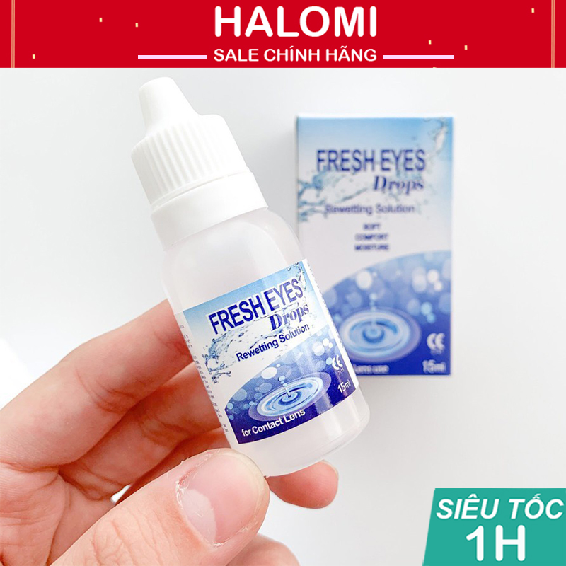 Nước nhỏ mắt lens đỡ cộm Halomi