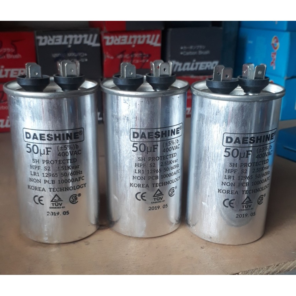 Tụ điện capa 50uf nhôm cam kết hàng đúng mô tả chất lượng đảm bảo an toàn đến sức khỏe người sử dụng đa dạng mẫu mã