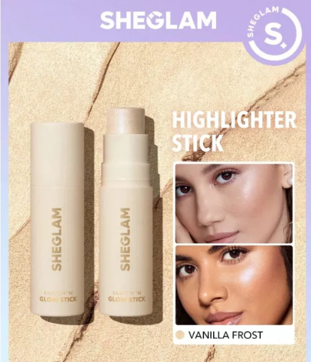 Phấn nhũ bắt sáng Sheglam dạng thỏi lăn, phấn highlight bắt sáng dạng thỏi