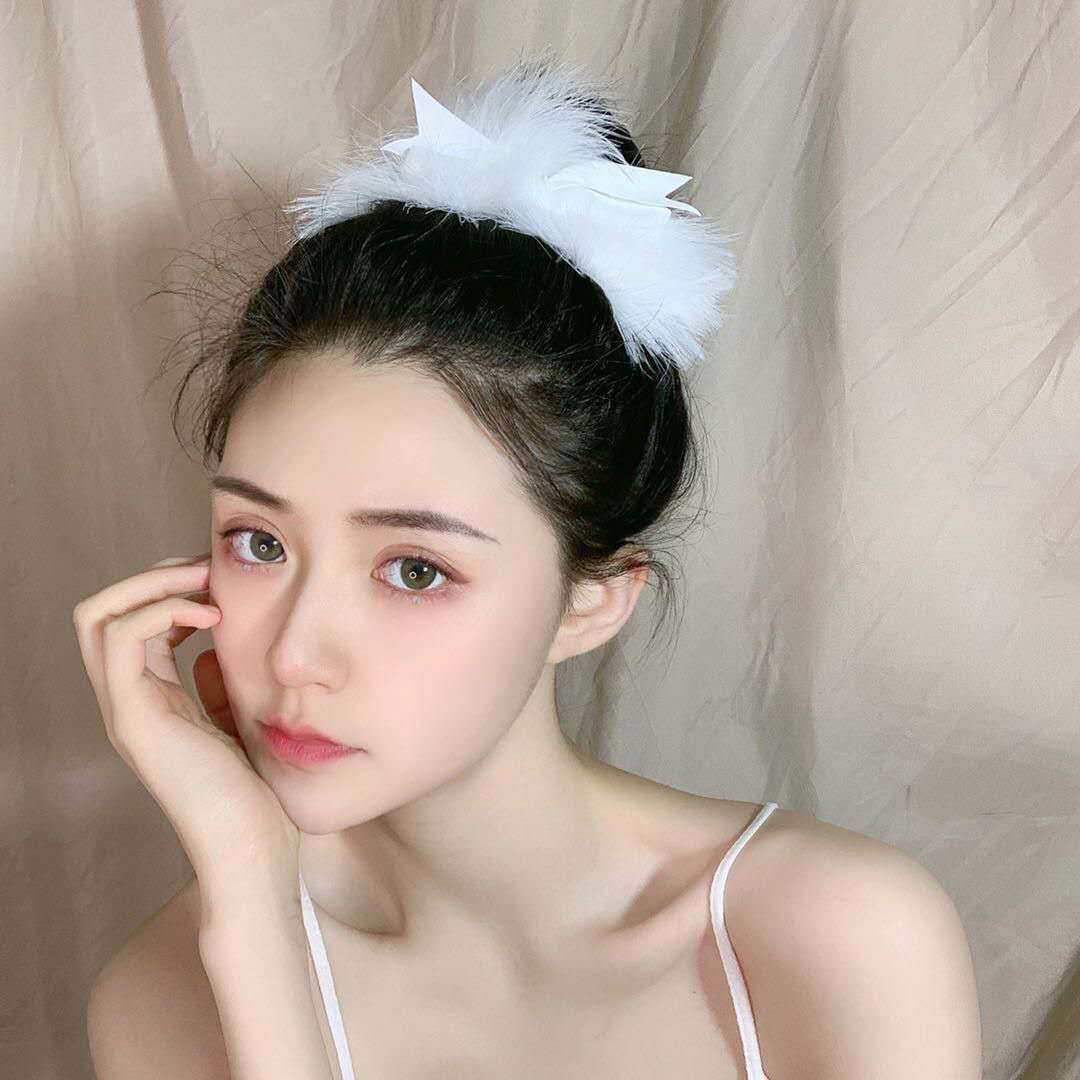 [HCM]Kẹp nơ đính lông vũ style công chúa nhỏ mong manh TOC26