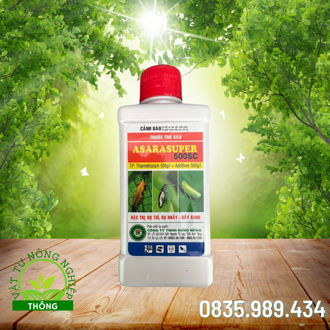 Thuốc trừ sâu ASARASUPER 500SC - dung tích 240ml Giá 190,000 Đồng*Miễn phí vận chuyển
