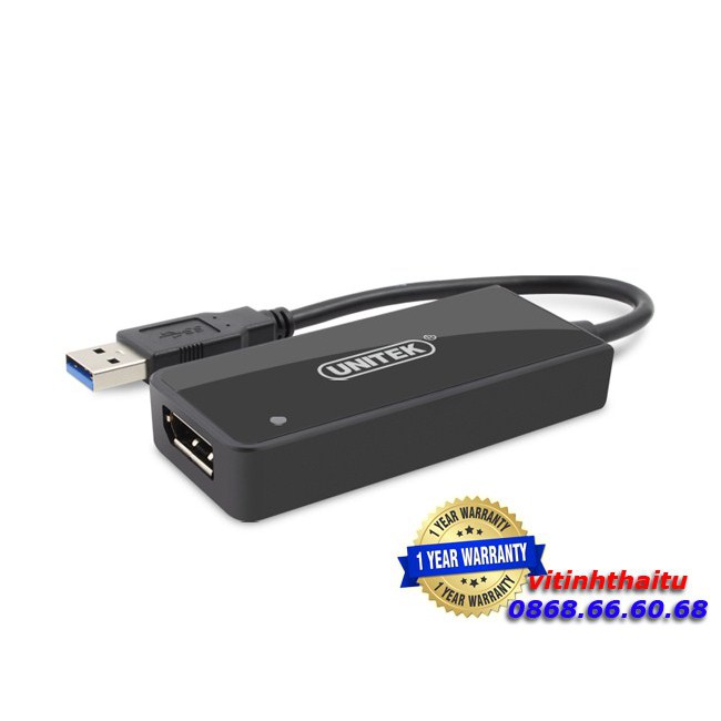 Cáp usb 3.0 - displayport unitek