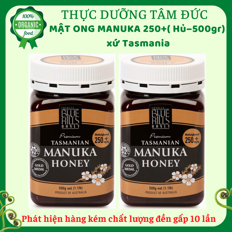 Mật ong manuka bluehills 250+ 500g