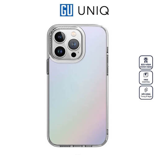 Ốp UNIQ Hybrid LifePro Xtreme Iridescent For iPhone 14/14Plus/14Pro/14ProMax Mặt lưng đổi màu thời trang, cá tính