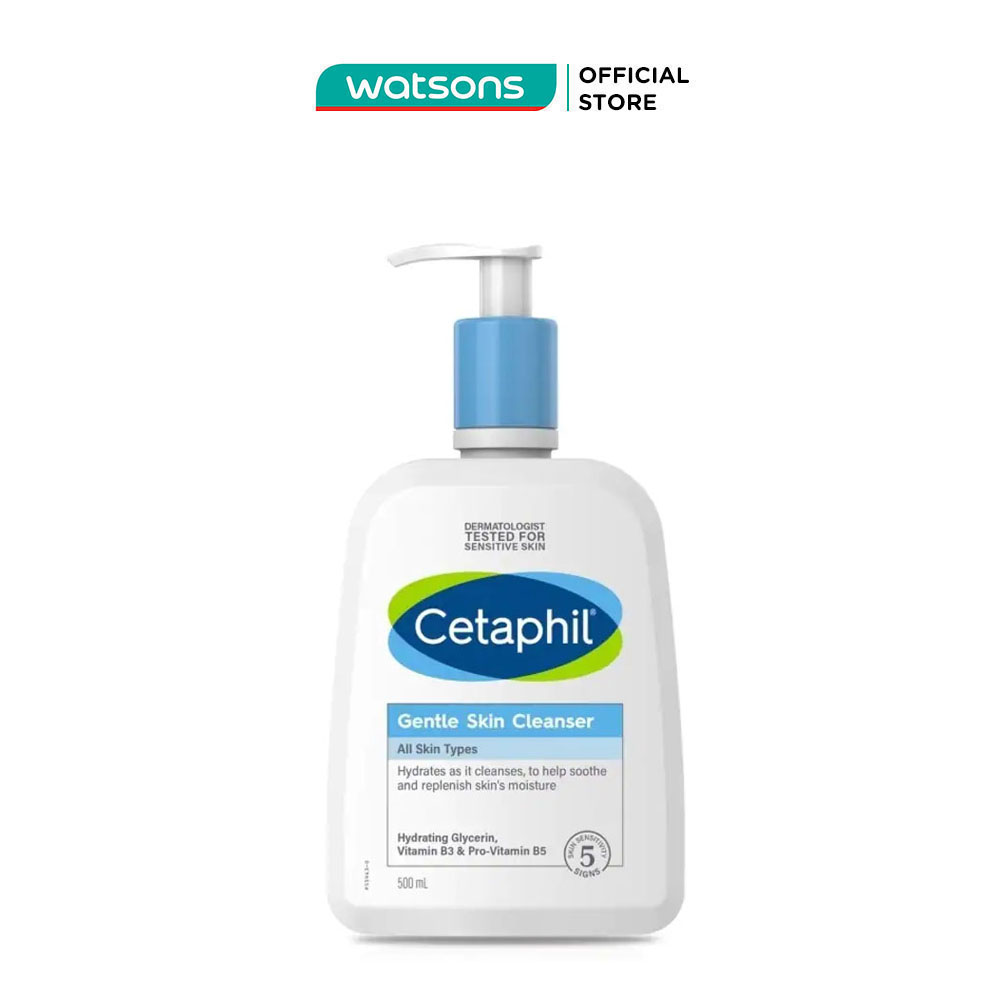 Sữa Rửa Mặt Cetaphil Dịu Nhẹ Gentle Skin Cleanser 500ml