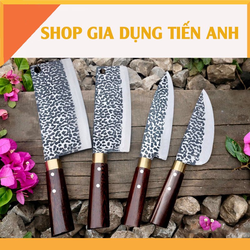 [DAO PHÚC SEN]Combo Bộ 4 món dao nhíp xe nhà bếp ( ảnh thật 100%)