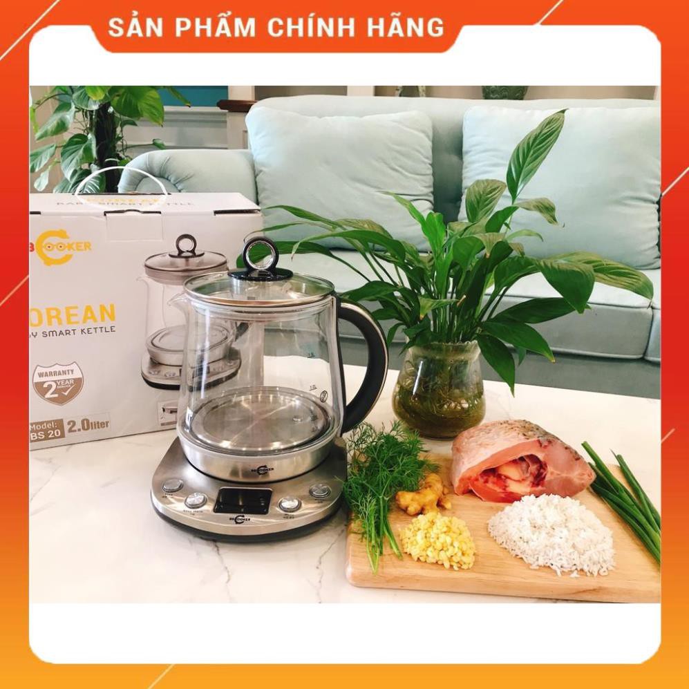 Ấm Nấu Đa Năng Thông Minh Bbcooker Cho Bé Bs20 - Hàng Chính Hãng, Bảo Hành 24 Tháng