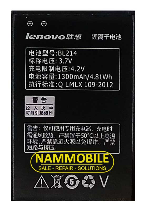 Pin lenovo a208t a218t a269 a305e a316i bl214 1300mah zin + freeship