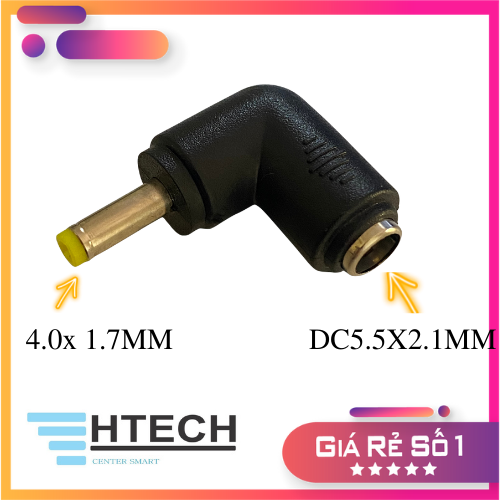 Đầu chuyển nguồn từ đầu 5.5X2.1mm sang 4.0mm x 1.7mm bộ dành cho thiết bị phát sóng Aruba