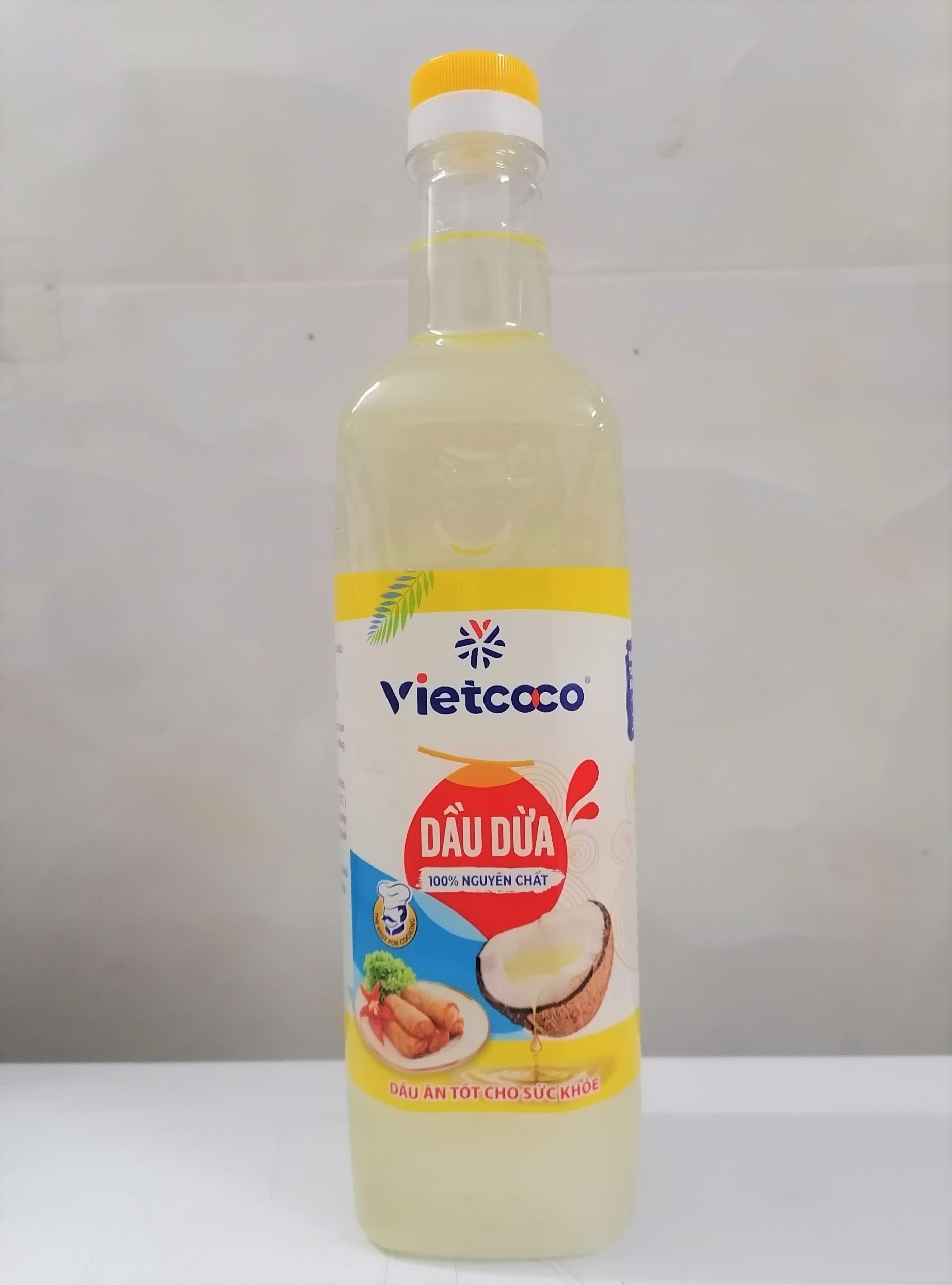 [CHAI 1 LÍT] DẦU DỪA NGUYÊN CHẤT [VN] VIETCOCO Coconut Oil (halal) (bph-hk)