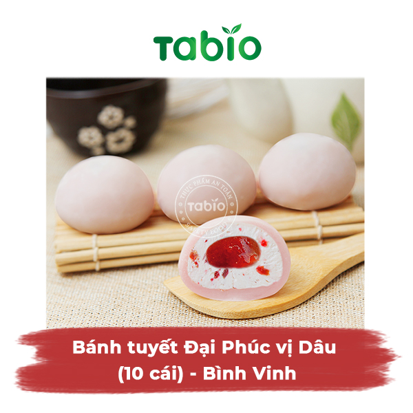 Hcm - bánh tuyết đại phúc vị dâu - bình vinh - tabio