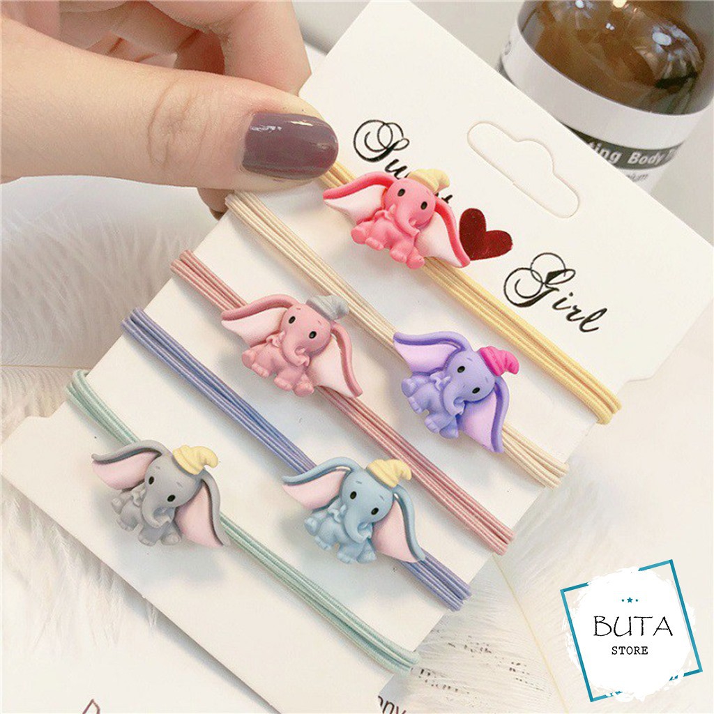 Dây cột tóc chú voi ngộ nghĩnh buta ct13