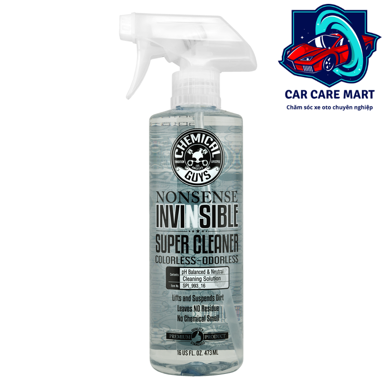 Dung dịch vệ sinh nội ngoại thất, khoang động cơ ô tô đa năng 473ml - Chemical Guys Nonsense Invisible Cleaner