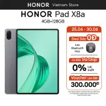Máy tính bảng Honor Pad X8a 4GB + 128GB | Màn hình TFT LCD 11" 90Hz | Pin 8300mAh | BH 18 tháng Hàng Chính Hãng