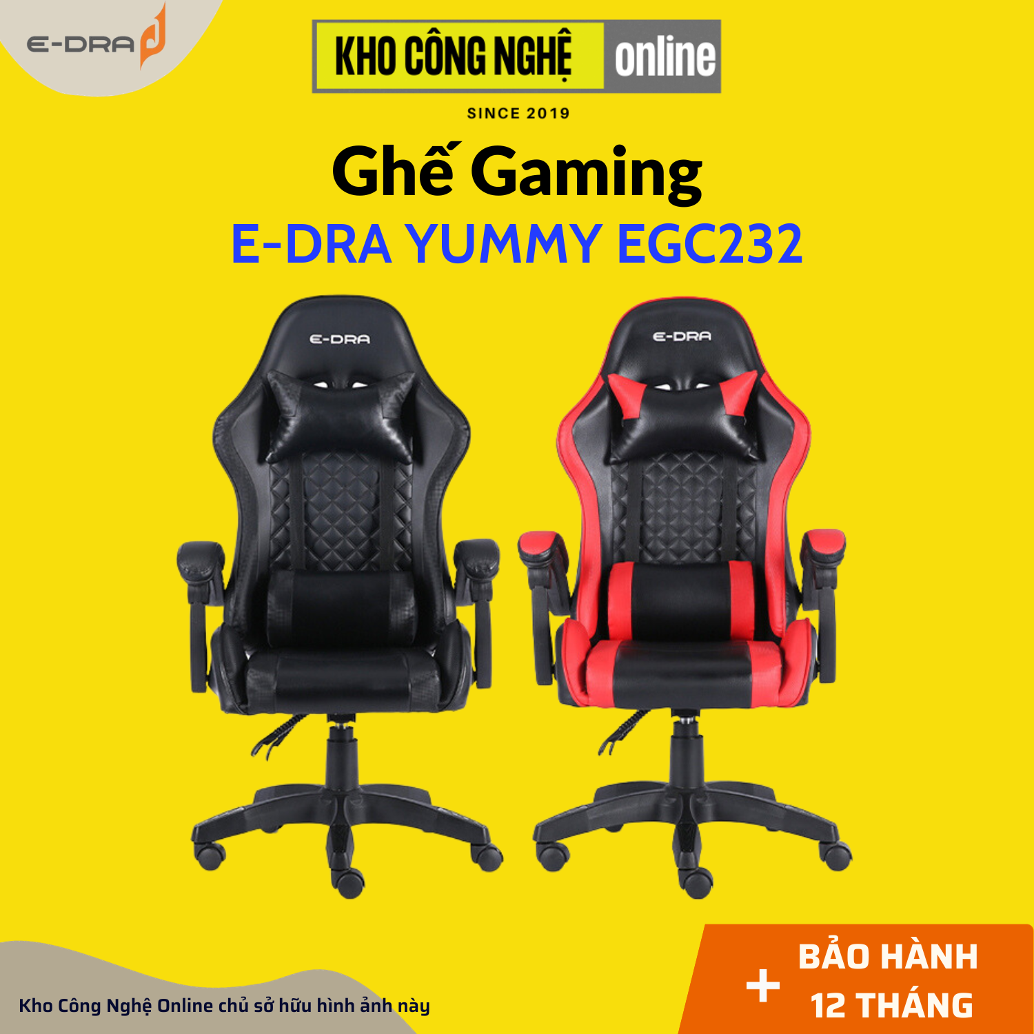 Ghế game e-dra yummy egc232
