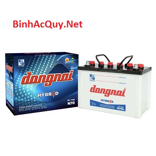 BÌNH ẮC QUY ĐỒNG NAI N70L (12V-70AH)