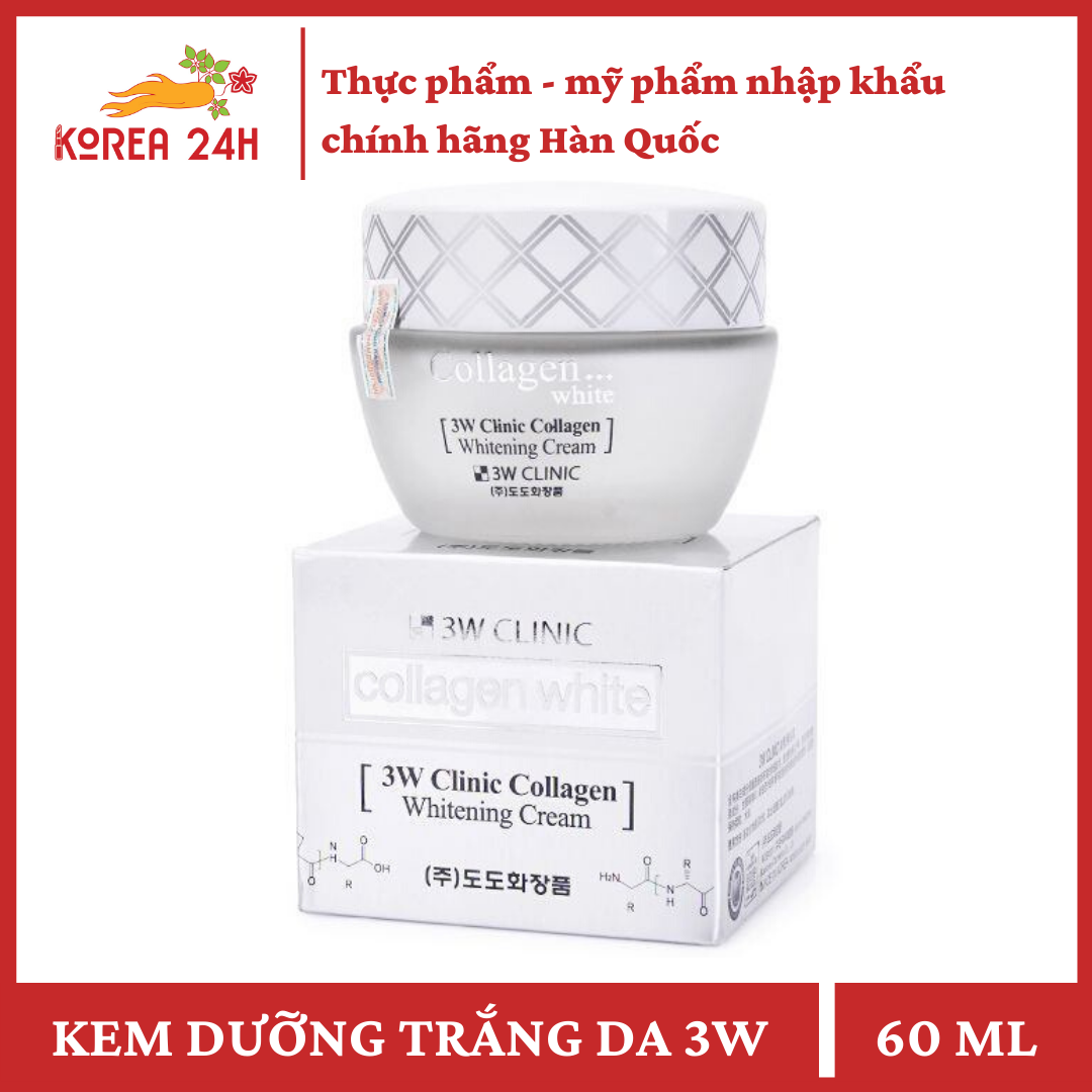 Kem Dưỡng Trắng Sáng Da 3W Clinic Collagen