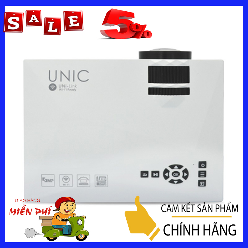 Máy chiếu mini lejiada uc46, 1080p kết nối wifi