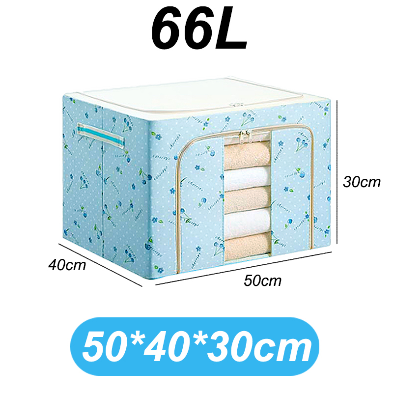 Hộp đựng quần áo khung hộp vải Hộp đựng chăn màn Hộp đựng đồ đa năng hộp lưu trữ Có thể gập lại kích thước lớn 150L hộp đựng chống ẩm tuyệt vời