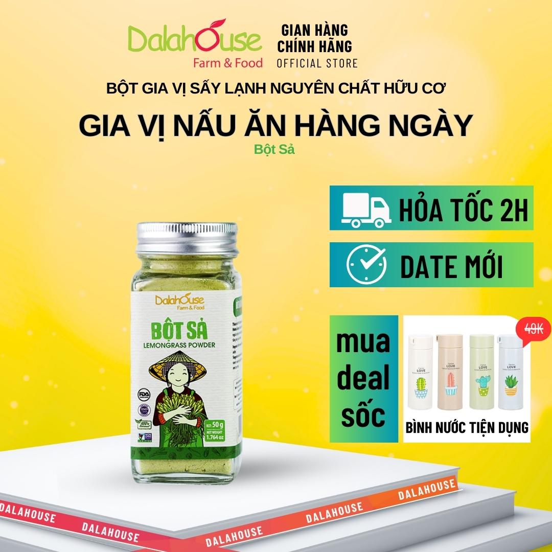Bột sả hữu cơ dalahouse 50g g nghệ sấy lạnh tiêu chuẩn châu âu