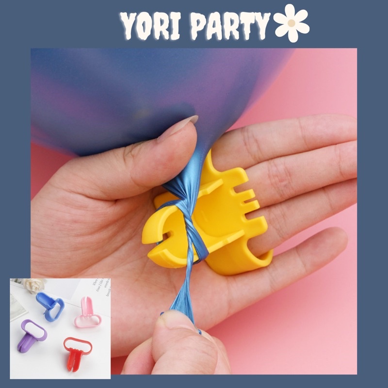 Dụng cụ cột bong bóng không cần dây thun tiện lợi - yori party