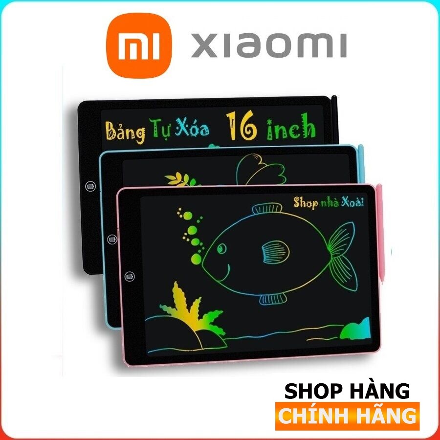 Xiaomi Số 1 CÔNG NGHỆ Chính Hãng Đồ Chơi Thông Minh Cho Bé Chất Lượng An Toàn Bảng Viết Tự Xóa 16 Inch Đa Sắc Bảng Vẽ Tự Xóa Thế Hệ Mới Thông Minh Bảng LCD Tự Xóa Bé Yêu Thích Ham Mê Học Tập, Thỏa Sức Vẽ Vời Sáng Tạo Trên Màn Hình LCD Công Nghệ Xiaomi