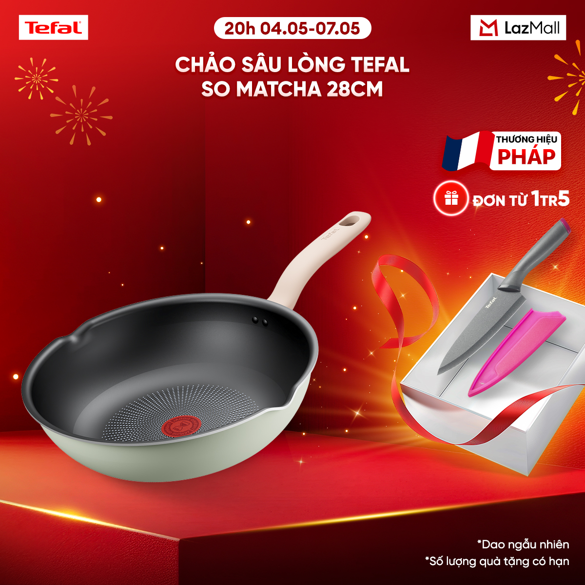 Chảo sâu lòng Tefal So Matcha 28cm