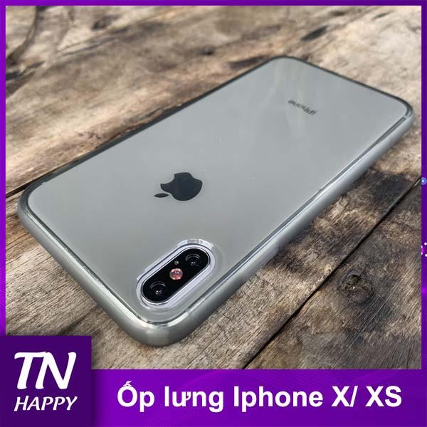 Ốp lưng dẻo đen mờ chống sốc cao cấp dành cho iPhone X/ XS - TN Happy phân phối
