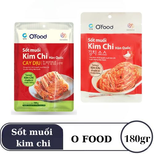 GIA VỊ SỐT MUỐI KIM CHI HÀN QUỐC OFOOD GÓI 180GR ( CAY DỊU/ TRUYỀN THỒNG ) E